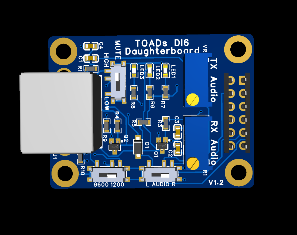 TOADS DI6 Daughterboard - Factory Seconds