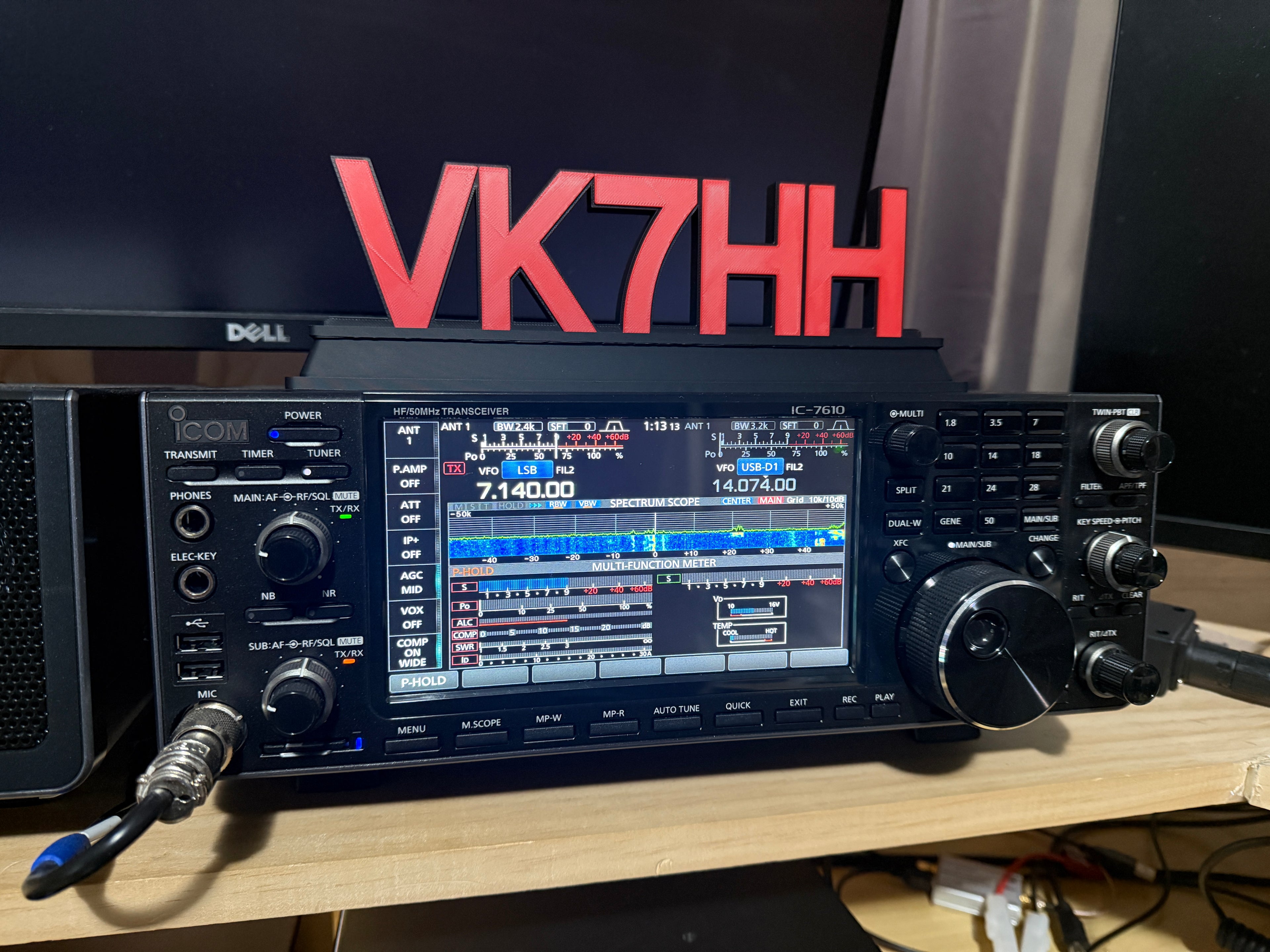 Custom Amateur Radio Callsign Desk Sign