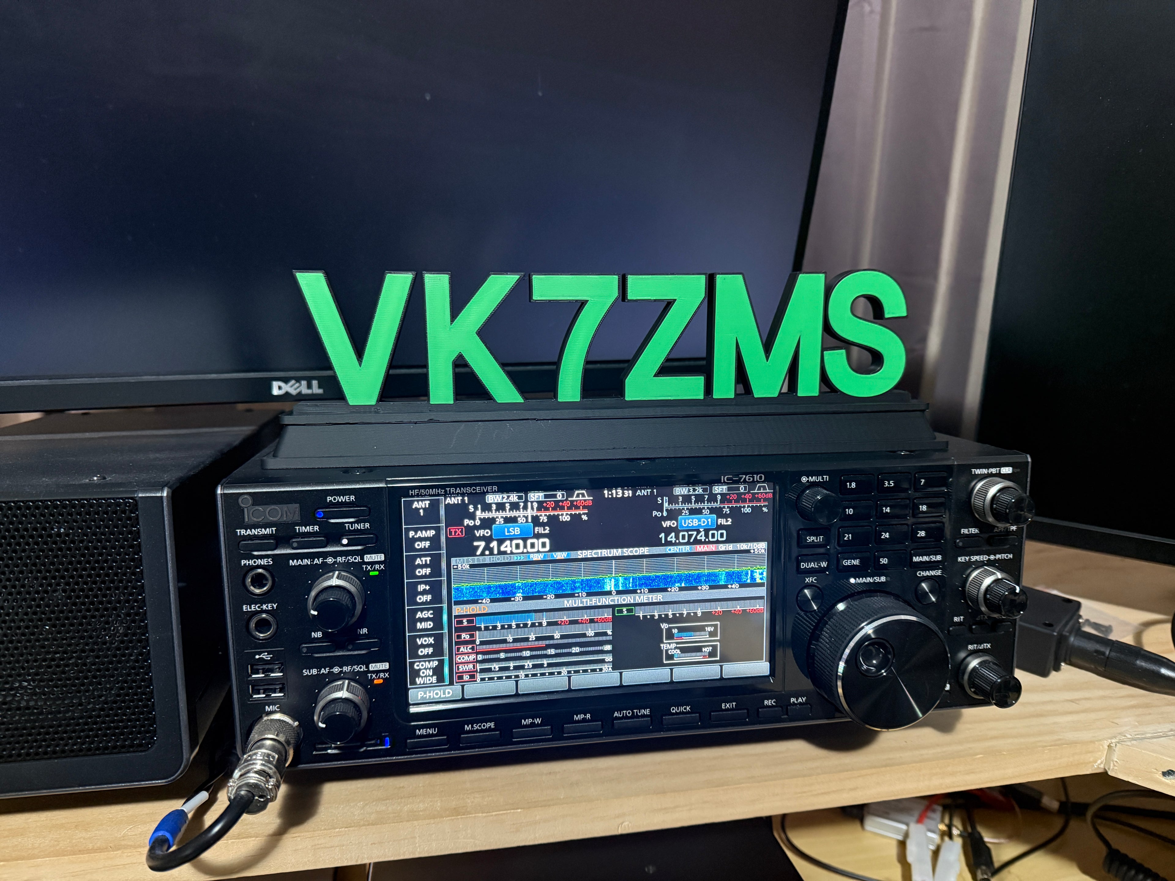 Custom Amateur Radio Callsign Desk Sign
