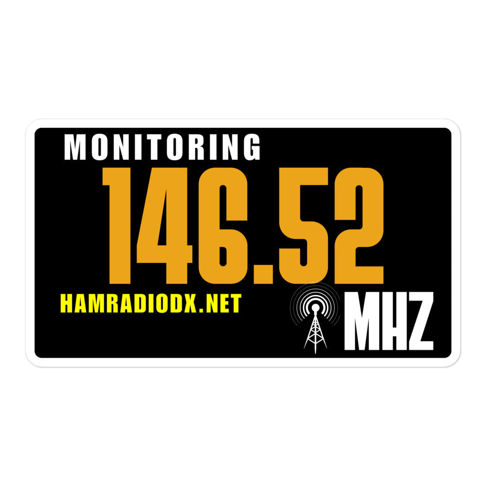 Monitoring 146.520 MHz Sticker